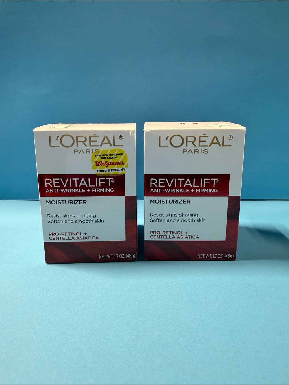 L'Oreal Revitalift Moisturizer - White & Deep Red Packaging